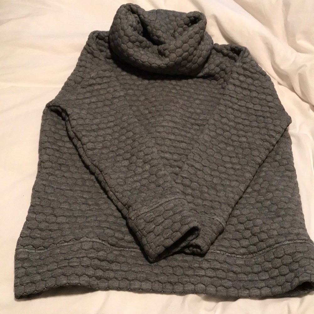 Gap funnel neck honeycomb sweatshirt